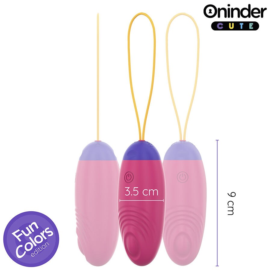 Oninder Cute - Love Pleasure Vibro-wave Tapping Silicone Egg - Free Global App — zdjęcie 7