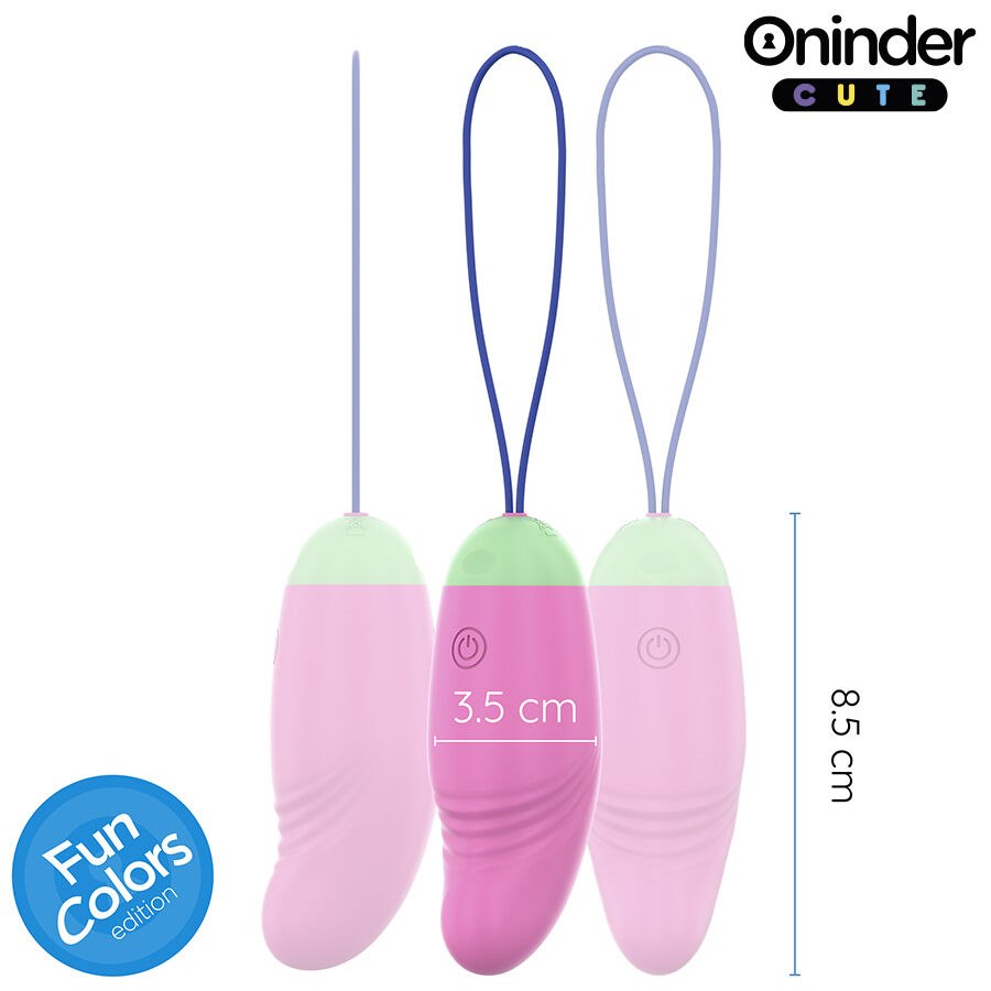 Oninder Cute - Love Pleasure 360° Vibrating-rotating Silicone Egg - Free Global App — zdjęcie 7