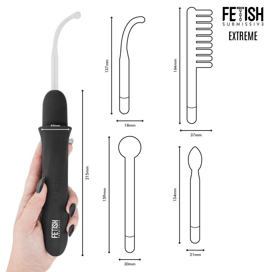 FETISH SUBMISSIVE - HIGH FREQUENCY ELECTROSTIMULATION WAND — zdjęcie 7