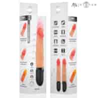 MR INTENSE - JEAN UP&DOWN VIBRATOR SILICONE WITH HEAT EFFECT 24 CM -Ø- 3.8 CM