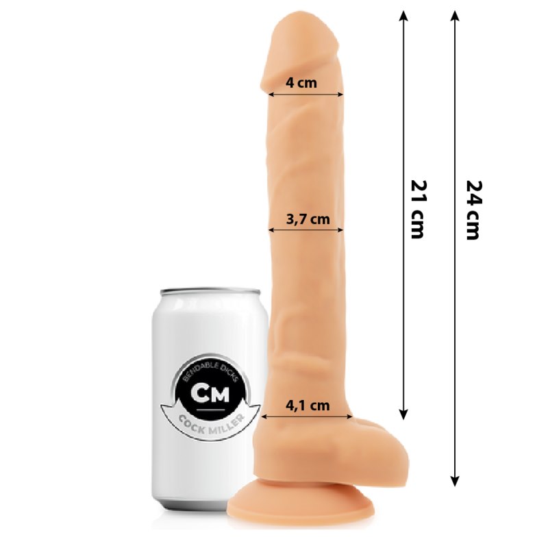 COCK MILLER - SILICONE DENSITY ARTICULABLE COCKSIL 24 CM — zdjęcie 7