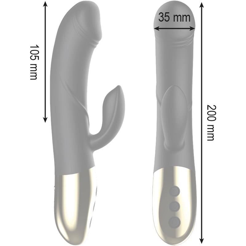IBIZA - POWERFUL ANATOMICAL VIBRATOR WITH RABBIT — zdjęcie 7
