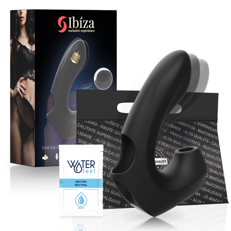 IBIZA - POWERFUL VIBRATING AND CLITORIS SUCTION THIMBLE — zdjęcie 7