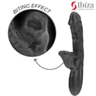 IBIZA - VIBRATOR AND CLITORIS STIMULATOR WITH BITING AND ROTATION EFFECT