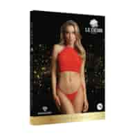 Festive Rhinestone Top and Thong - One Size