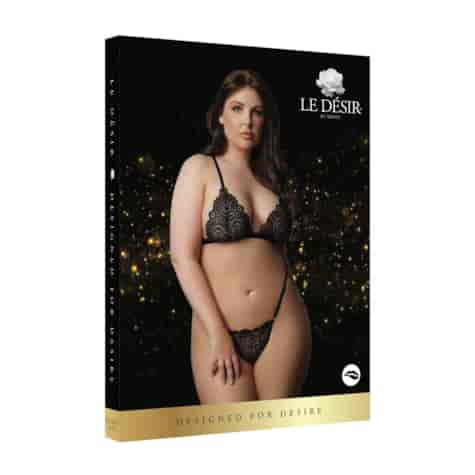 Magic Lace Velvet Lingerie Set - Plus Size