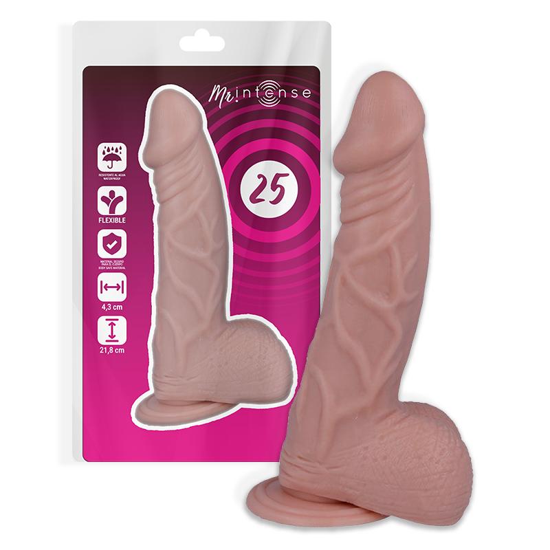 MR. INTENSE DILDOS - MR INTENSE - 25 REALISTIC COCK 21.8 CM -O- 4.3 CM