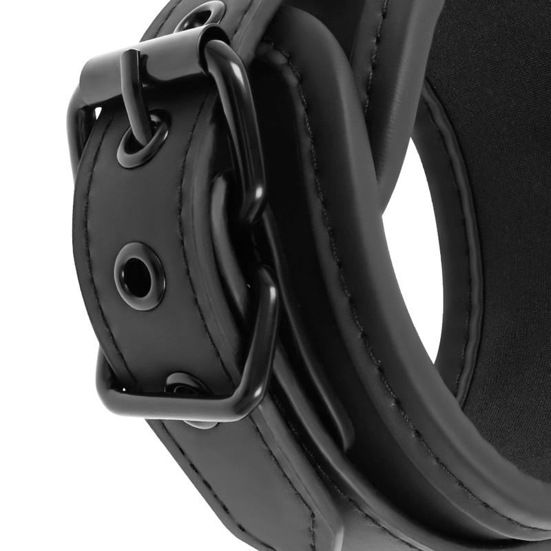 FETISH SUBMISSIVE - NOPRENE LINING HANDCUFFS WITH HANDLE — zdjęcie 8