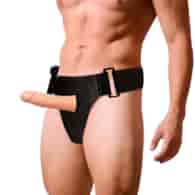HARNESS ATTRACTION - GREGORY HOLLOW RNES WITH VIBRATOR 16.5 CM -O- 4.3 CM