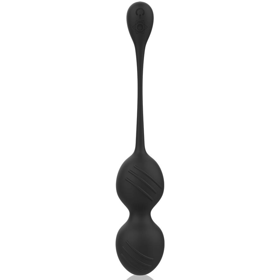 RITHUAL - NISHA RECHARGEABLE VIBRATING KEGEL BALLS BLACK — zdjęcie 8