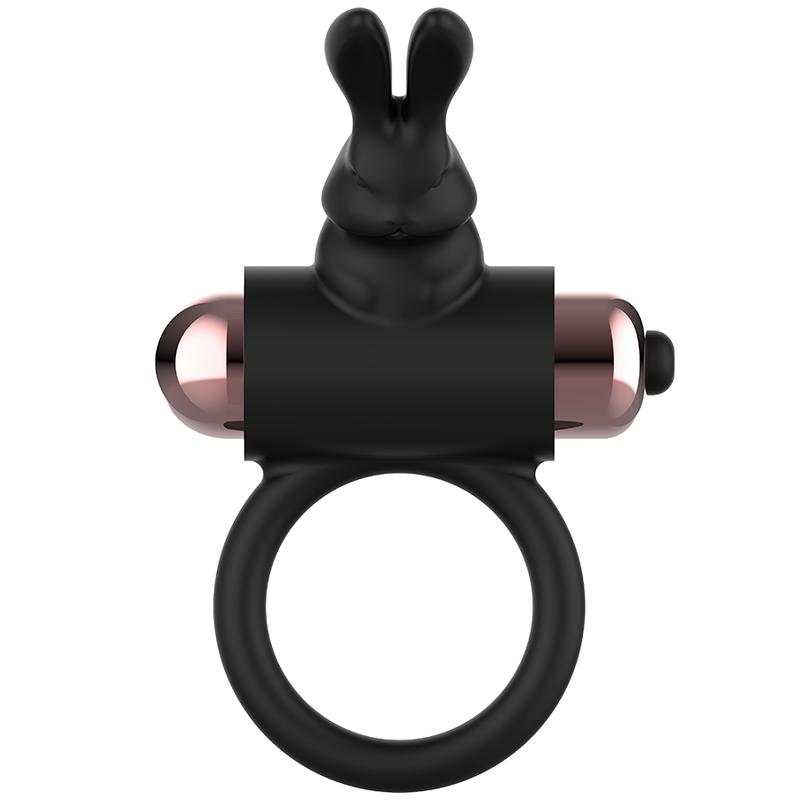 COQUETTE CHIC DESIRE - COCK RING WITH VIBRATOR BLACK/ GOLD — zdjęcie 8