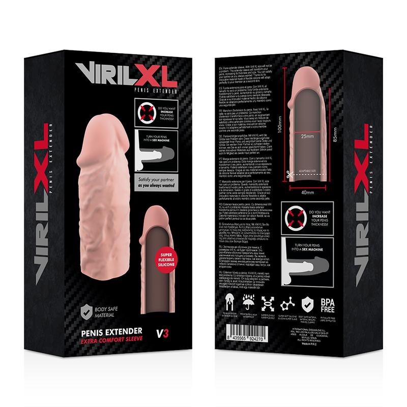 VIRILXL - LIQUID SILICONE V3 NATURAL PENIS EXTENSION — zdjęcie 8