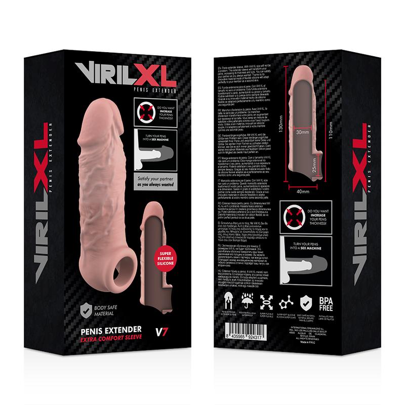 VIRILXL - LIQUID SILICONE V7 NATURAL PENIS EXTENSION — zdjęcie 8