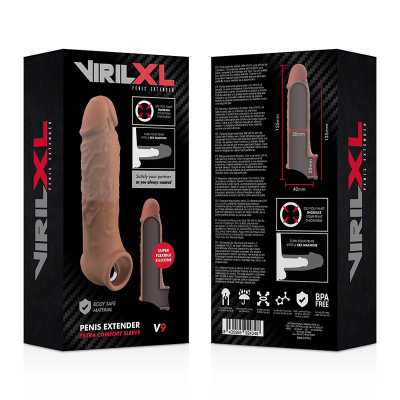 VIRILXL - LIQUID SILICONE V9 BROWN PENIS EXTENSION — zdjęcie 8