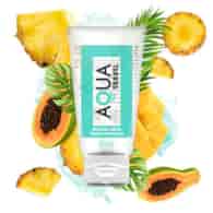 AQUA TRAVEL - FLAVOUR WATERBASED LUBRICANT TROPICAL FRUITS - 50 ML
