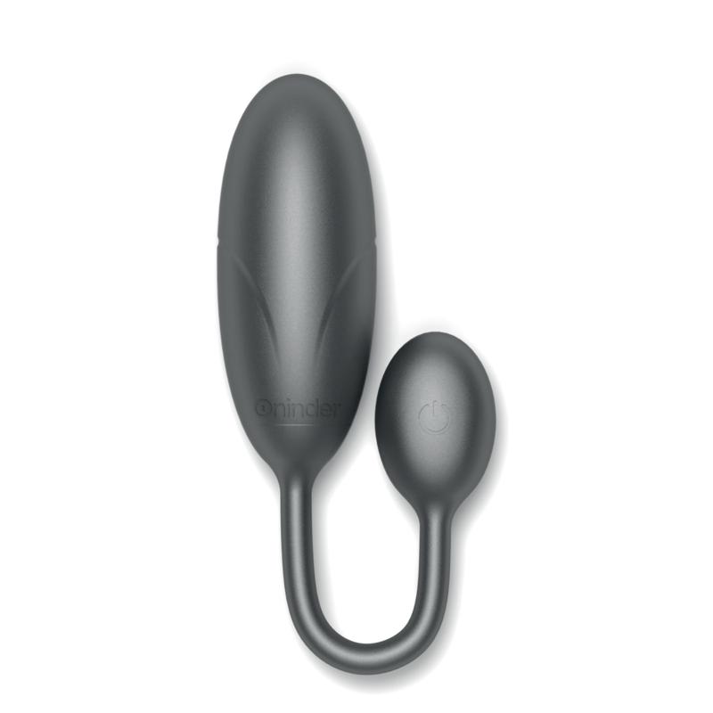 ONINDER - DENVER VIBRATING EGG BLACK 7 X 2.7 CM FREE APP — zdjęcie 8