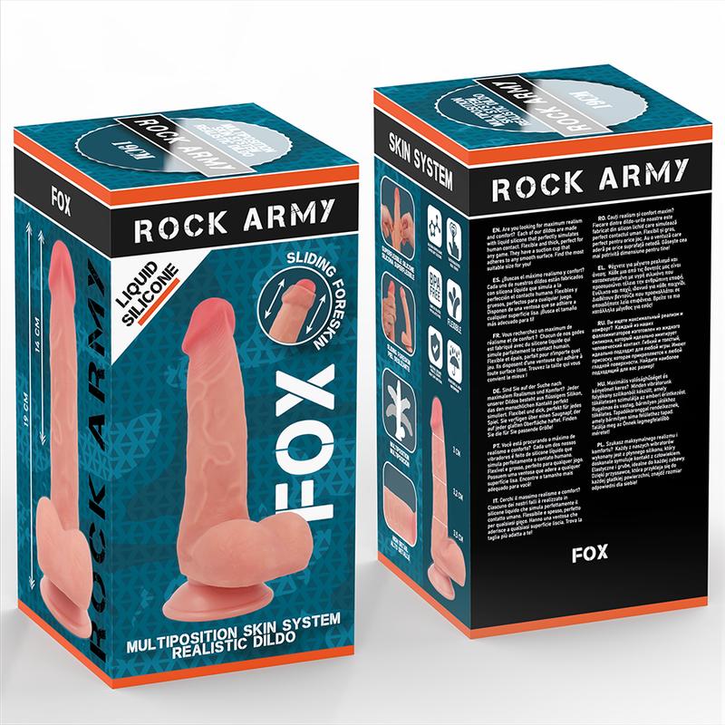 ROCKARMY - LIQUID SILICONE FOX 19 CM -O- 3.2 CM — zdjęcie 8