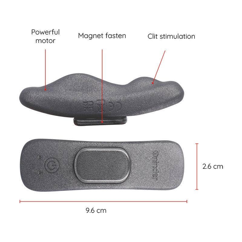 ONINDER - MANILA PANTY RECHARGEABLE VIBRATOR 9 SPEED 9.6 CM X 2.6 CM - FREE APP — zdjęcie 8