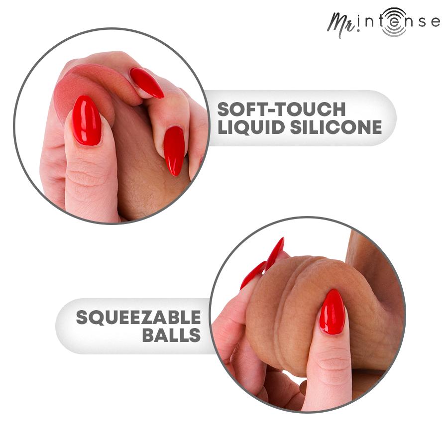 MR INTENSE - GARY S ULTRA-REALISTIC SILICONE COCK WITH TESTICLES 17.8 CM -Ø- 4.2 CM — zdjęcie 8