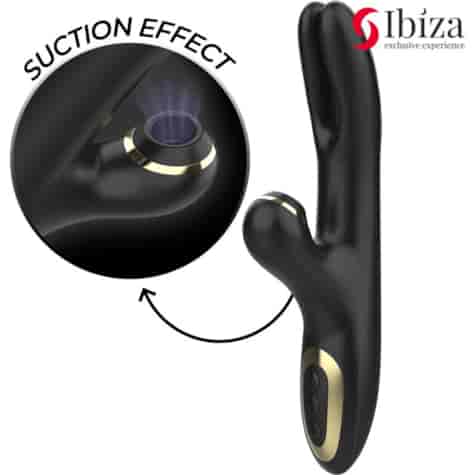 IBIZA - DOUBLE VIBRATOR CLAMPING BLACK