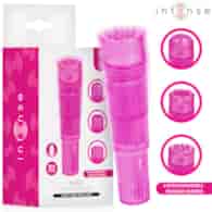 Intense Fun Toys - Intense - Kurt Mini Massager With 4 Interchangeable Heads Pink