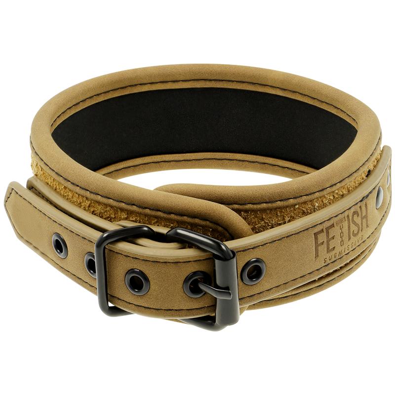 FETISH SUBMISSIVE ORIGEN - NEOPRENE LINED NECKLACE WITH CHAIN — zdjęcie 9