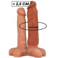 VIRILXL - LIQUID SILICONE V5 BROWN PENIS EXTENSION