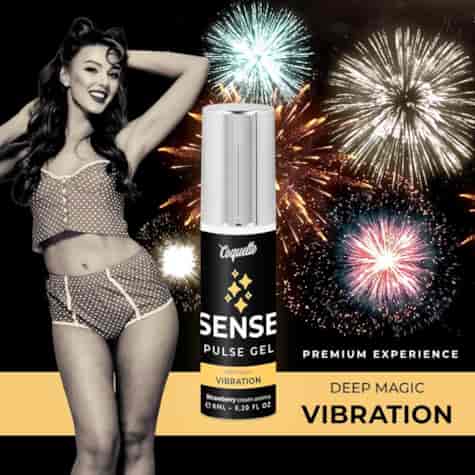 COQUETTE CHIC DESIRE - PULSE GEL STRAWBERRY MAGIC VIBRATION PREMIUM 6ML