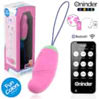 Oninder Cute - Love Pleasure 360° Vibrating-rotating Silicone Egg - Free Global App