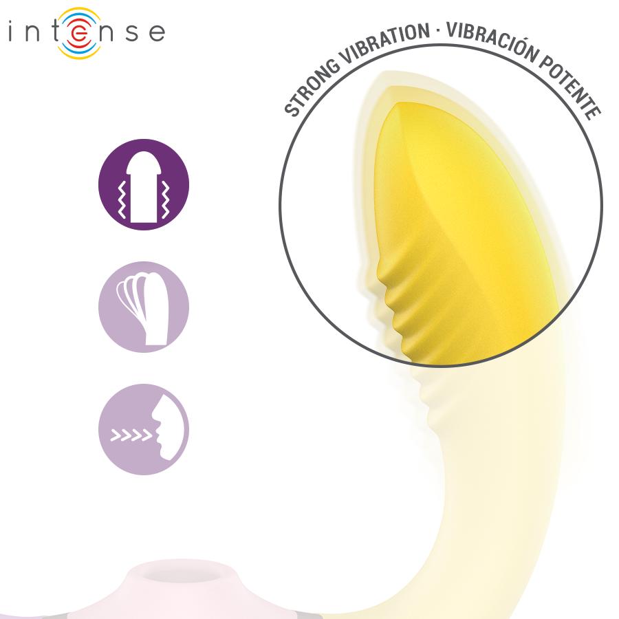 INTENSE - WILLOW 3-IN-1 SUCTION AND VIBRATION STIMULATOR — zdjęcie 9