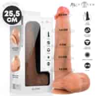 MR INTENSE - BRUCE XL SILICONE DILDO WITH TESTICLES 25.5 CM -Ø- 5.5 CM