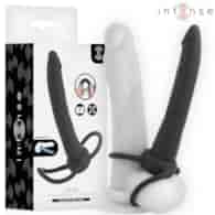 Intense For Him - Intense- Lucas Anal Dildo With Cock And Testicle Ring Silicone