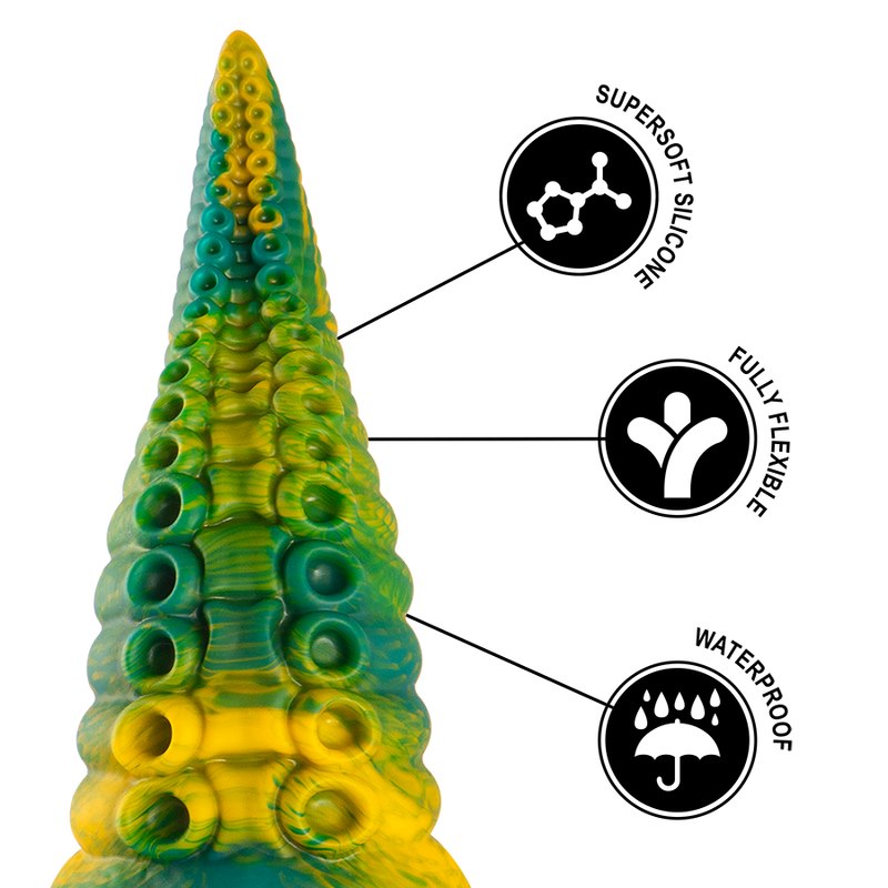 Epic - Cetus Green Tentacle Dildo Large Size — zdjęcie 9