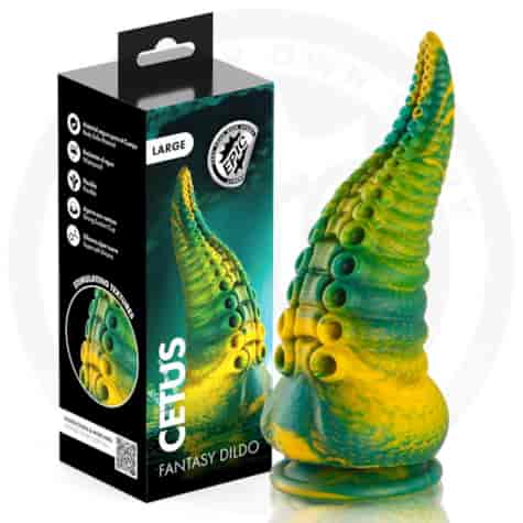 Epic - Cetus Green Tentacle Dildo Large Size