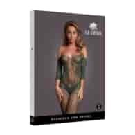 Lace Long-Sleeved Bodystocking - One Size