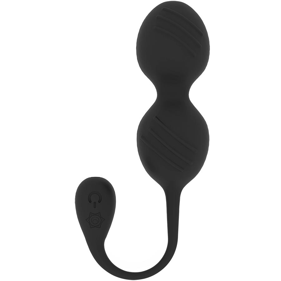 RITHUAL - NISHA RECHARGEABLE VIBRATING KEGEL BALLS BLACK — zdjęcie 10