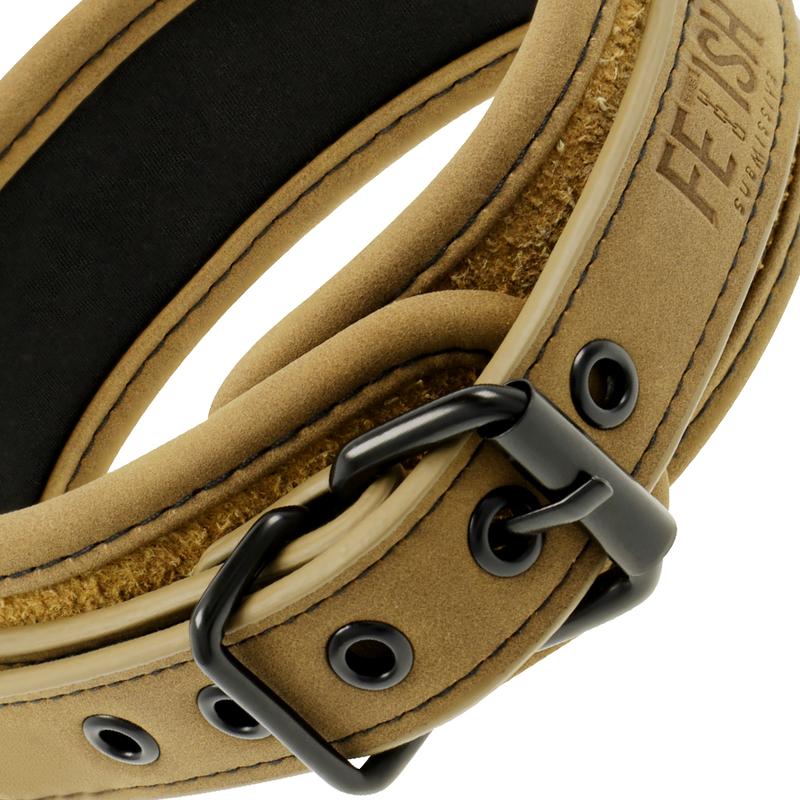 FETISH SUBMISSIVE ORIGEN - NEOPRENE LINED NECKLACE WITH CHAIN — zdjęcie 10