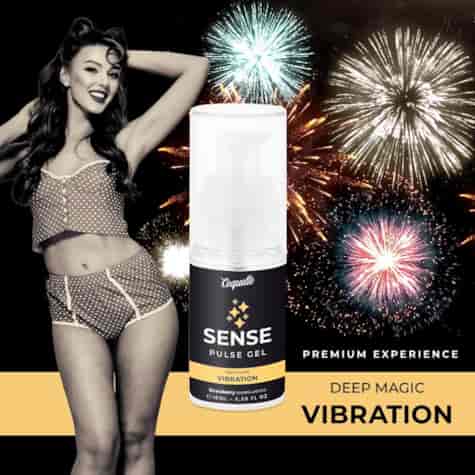 COQUETTE CHIC DESIRE - PULSE GEL STRAWBERRY MAGIC VIBRATION PREMIUM 15ML
