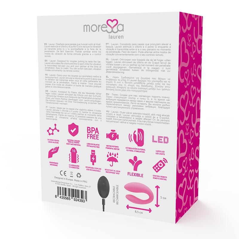 MORESSA - LAUREN REMOTE CONTROL STIMULATOR FOR COUPLES — zdjęcie 10