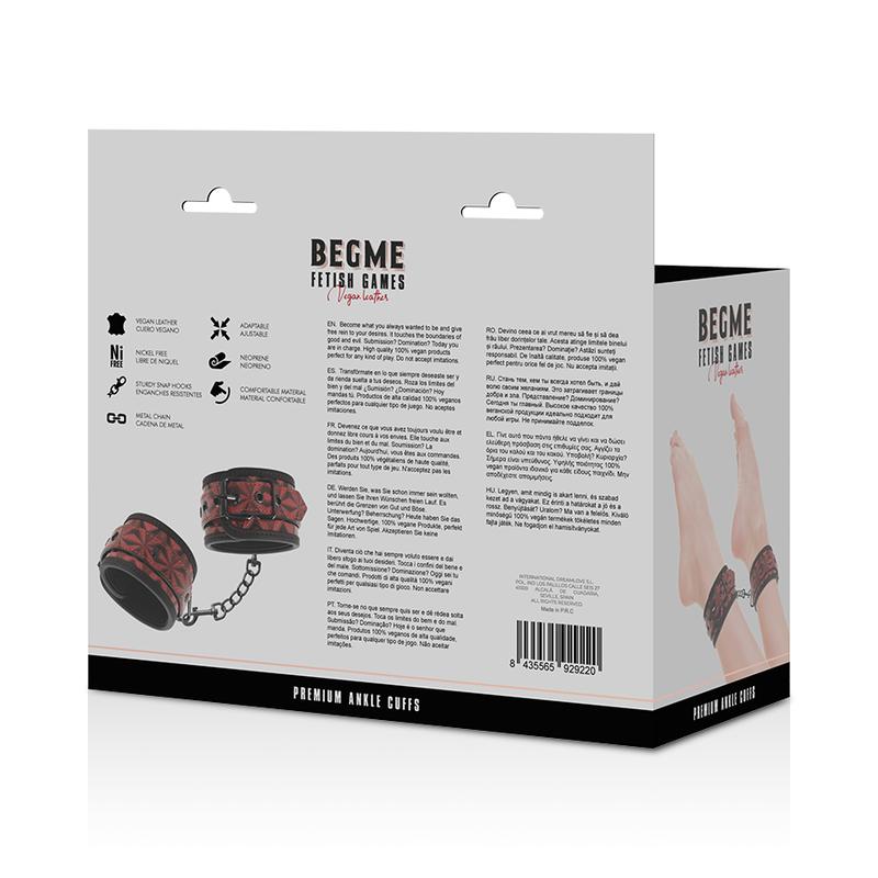 BEGME - RED EDITION PREMIUM ANKLE CUFFS WITH NEOPRENE LINING — zdjęcie 10