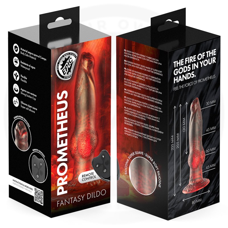 Epic - Prometheus Titan Flame Rechargeable Remote Control Dildo — zdjęcie 10