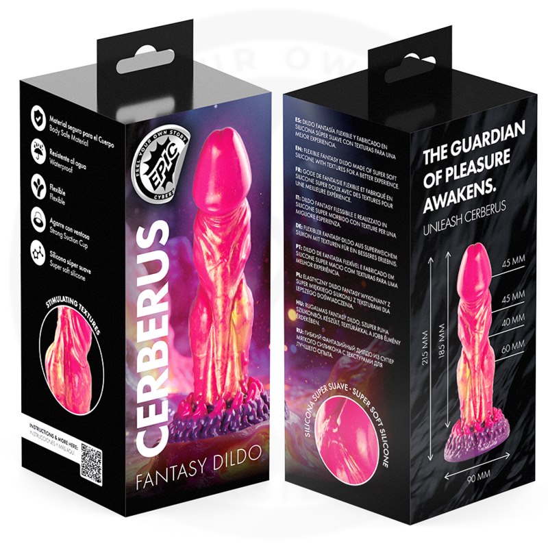 Epic - Cerberus Dildo Mythological Fire — zdjęcie 10