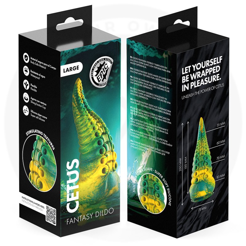 Epic - Cetus Green Tentacle Dildo Large Size — zdjęcie 10