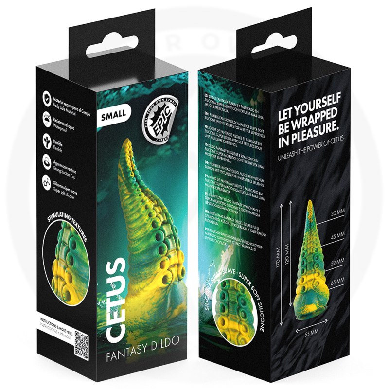 Epic - Cetus Dildo Green Tentacle Small Size — zdjęcie 10