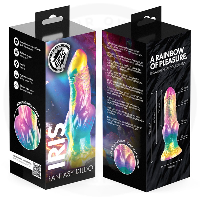 Epic - Iris Dildo With Rainbow Testicles Of Pleasure — zdjęcie 10