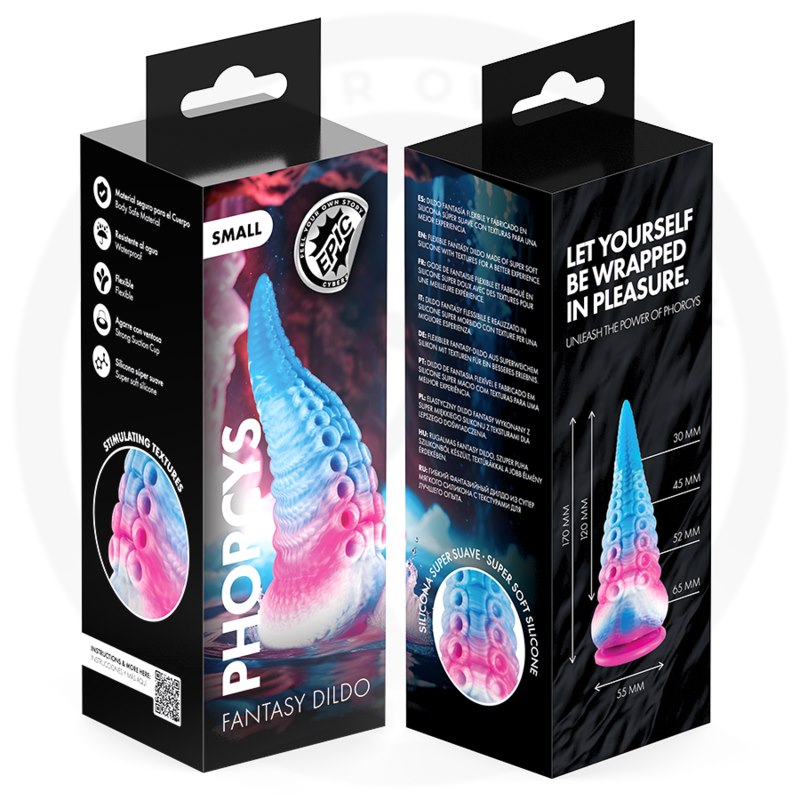 Epic - Phorcys Blue Tentacle Dildo Small Size — zdjęcie 10