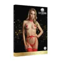 Jingle Glitter Nipple Stickers and Stockings - One Size