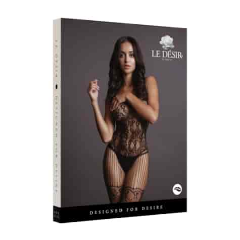 Lace and Fishnet Bodystocking - One Size