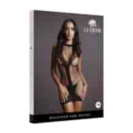 Net Contrast Mini Dress - One Size