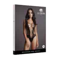 Contrast Fence Net Teddy - One Size